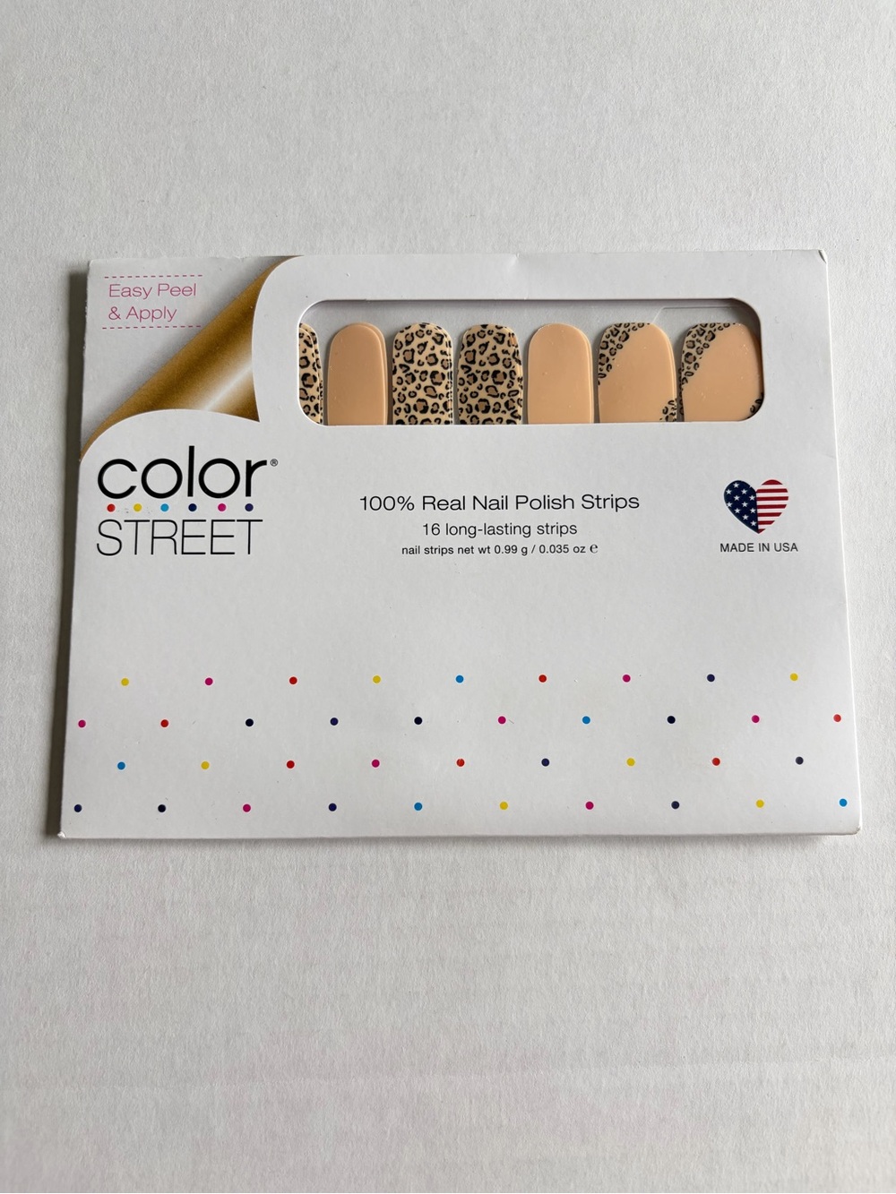 *Retired* Color Street: Trend Spotted | Leopard Print Animal Neutral Beige Nude - Picture 3 of 12